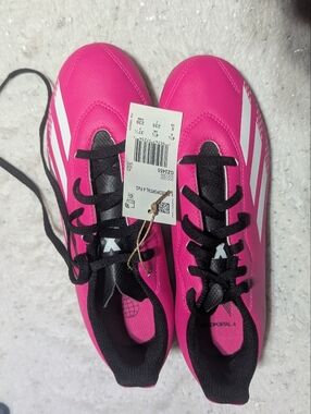 Adidas X Speedportal.4 FxG Soccer Cleats Pink White Kids Sz 5 GZ2455 NWT
